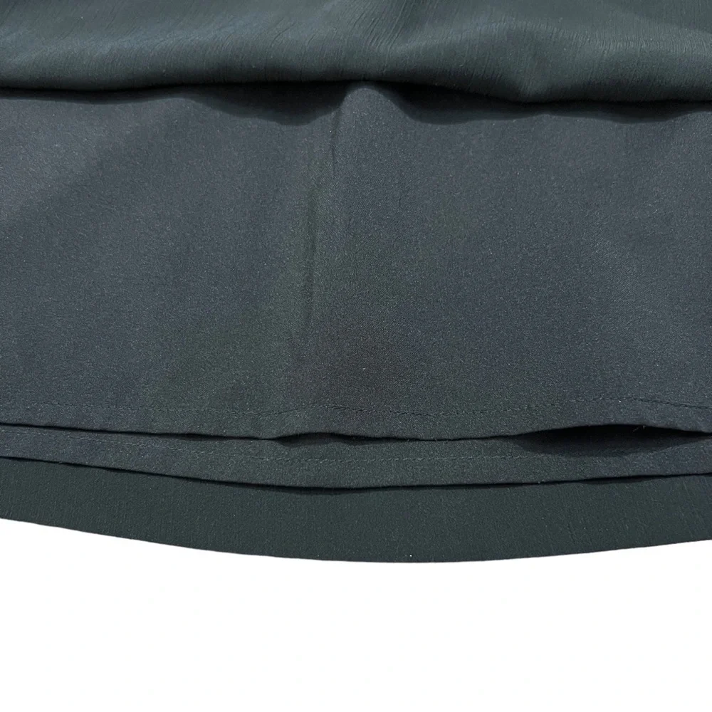 Ann Taylor LOFT Black Mini Skirt With Cumberbund Waist Size 4 - Picture 7 of 9